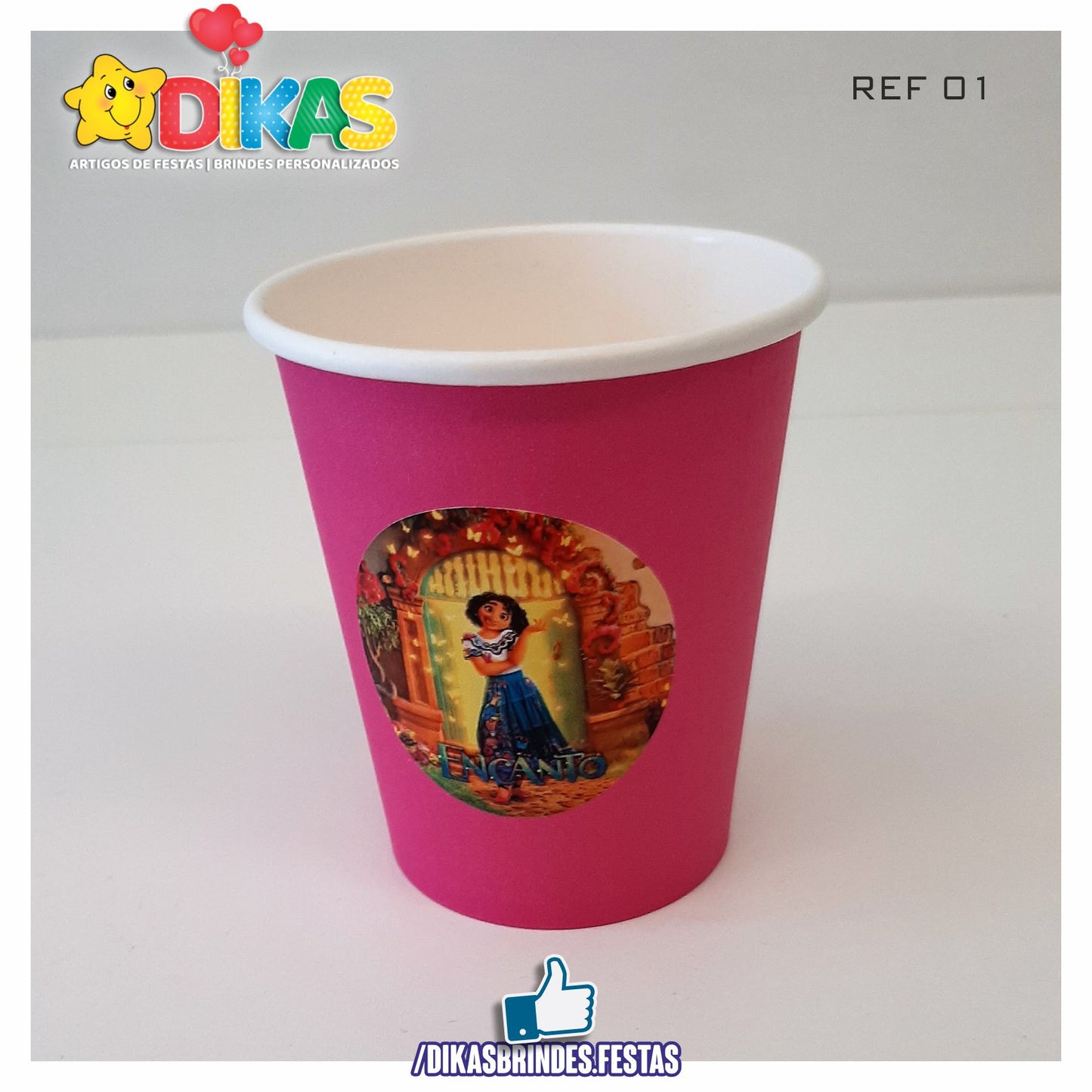 COPO EM PAPEL 20cl - ENCANTO