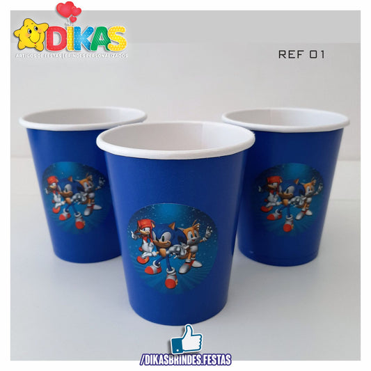 COPO EM PAPEL 20cl - SONIC