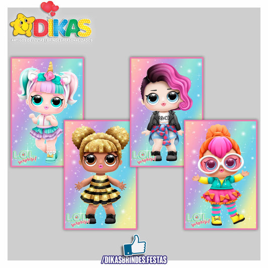 CARTAZES P/ DECORAÇÃO DE PAREDE - L.O.L.