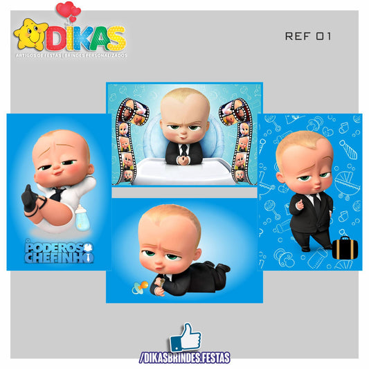 CARTAZES P/ DECORAÇÃO DE PAREDE - BOSS BABY