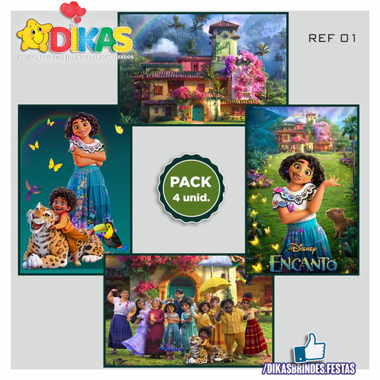 CARTAZES P/ DECORAÇÃO DE PAREDE - ENCANTO