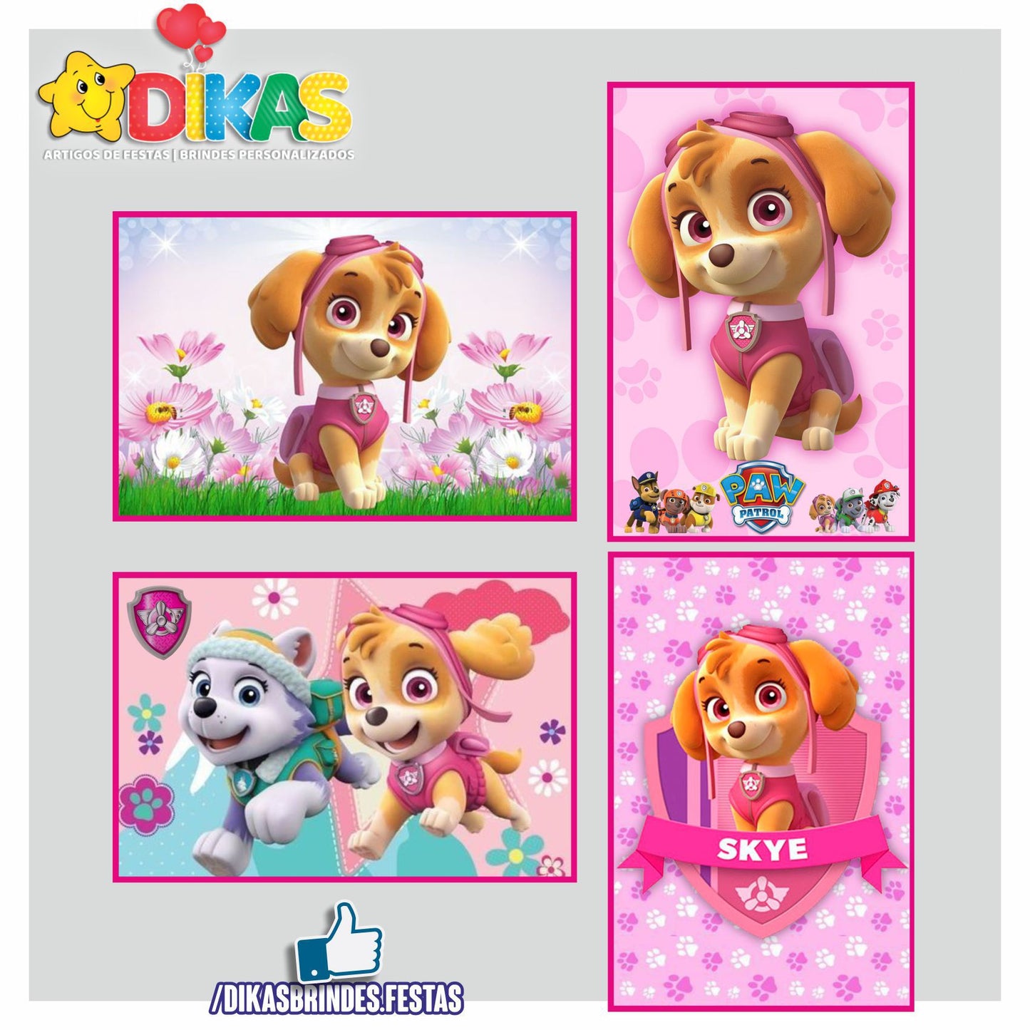 CARTAZES P/ DECORAÇÃO DE PAREDE - SKYE