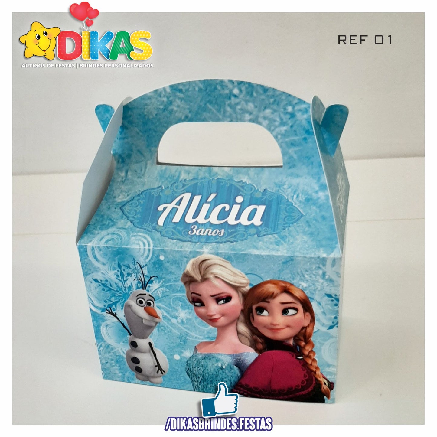 CAIXAS PERSONALIZADAS PARA BRINDES - FROZEN