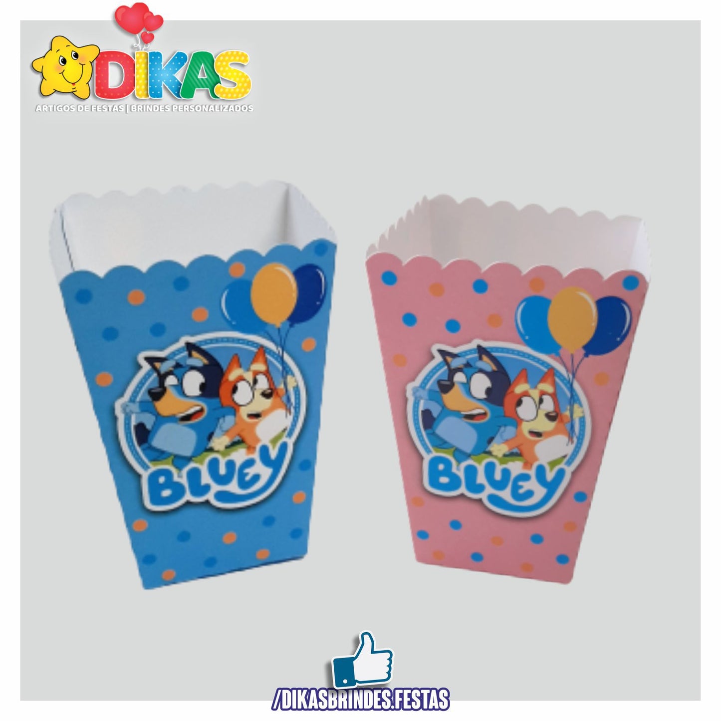CAIXA DE PIPOCA/BATATA - BLUEY