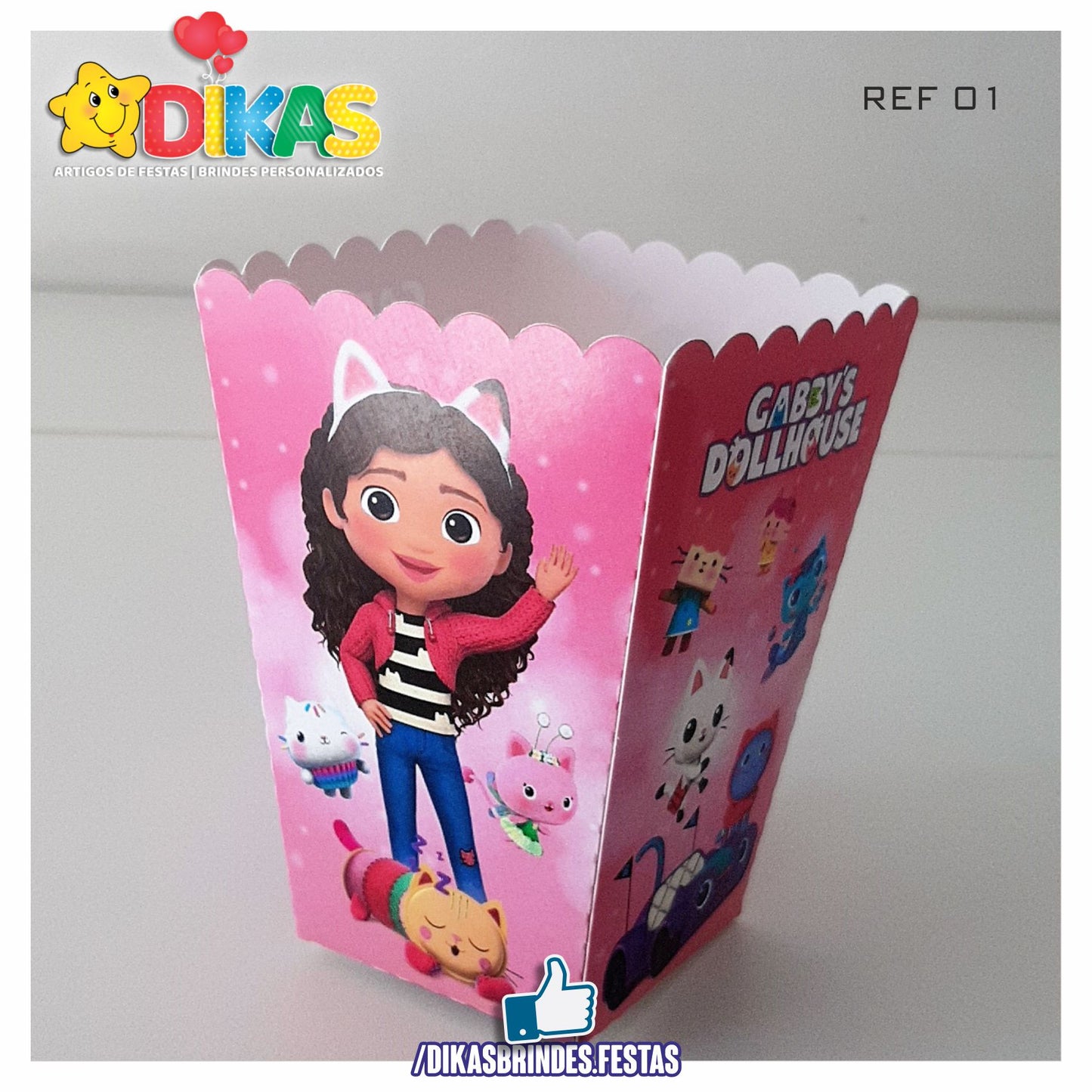 CAIXA DE PIPOCA/BATATA - GABBY