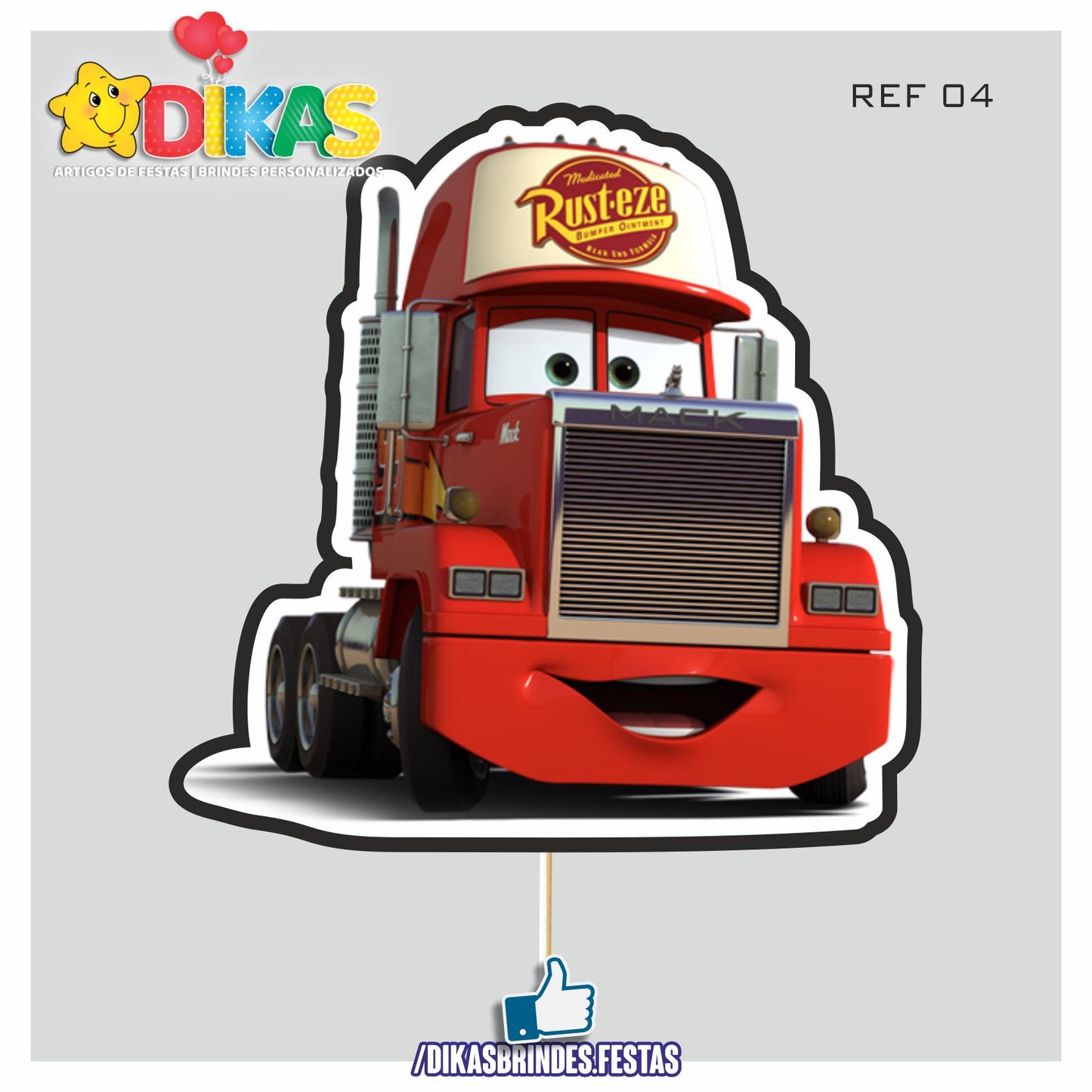 FIGURAS DECORATIVAS PARA BOLO - CARS