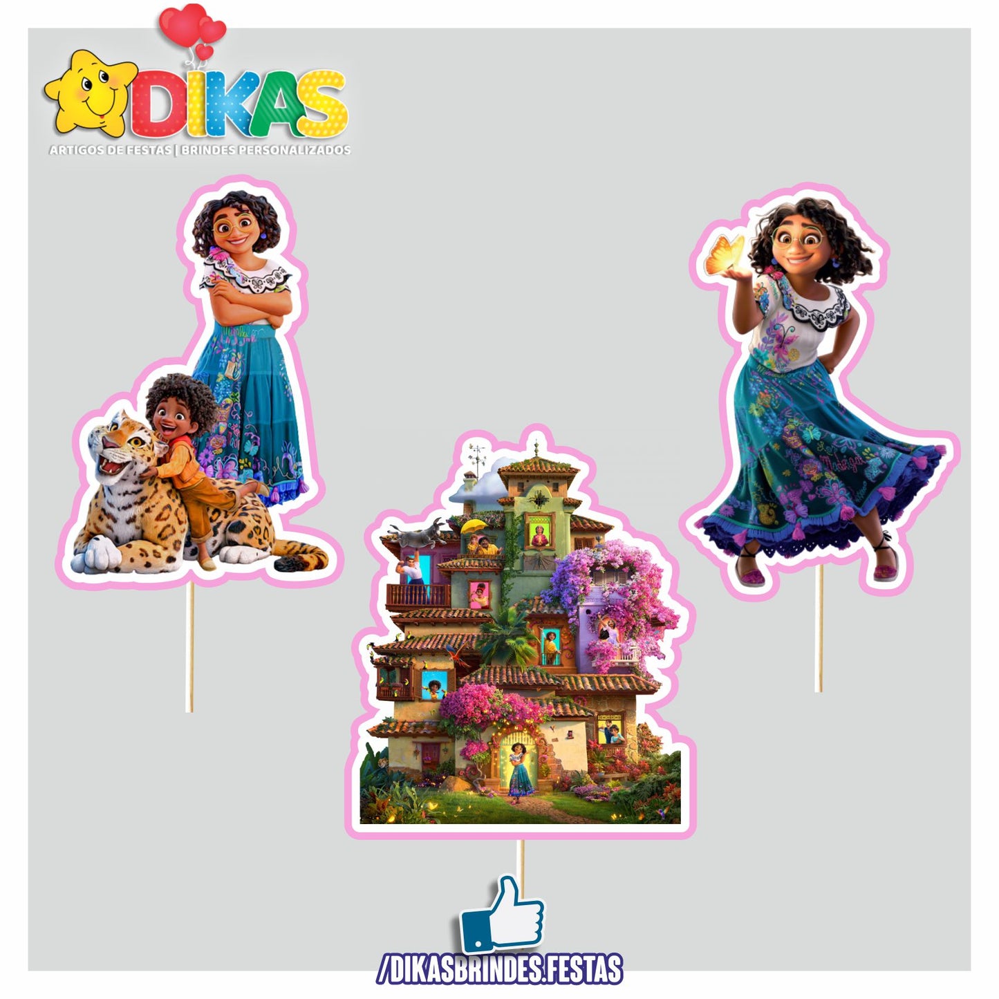 FIGURAS DECORATIVAS PARA BOLO - ENCANTO