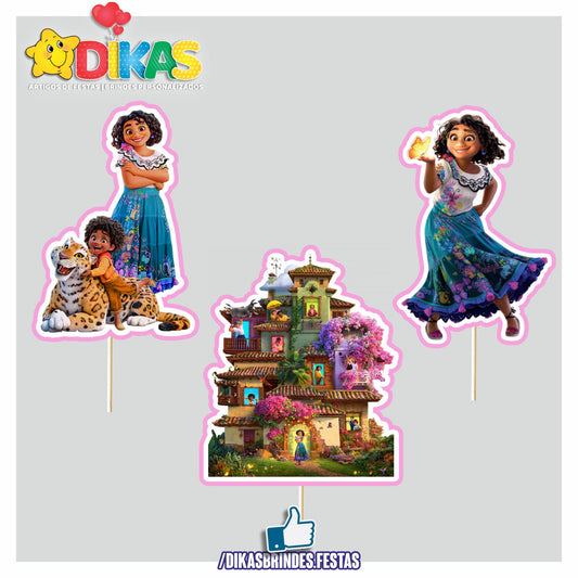 FIGURAS DECORATIVAS PARA BOLO - ENCANTO