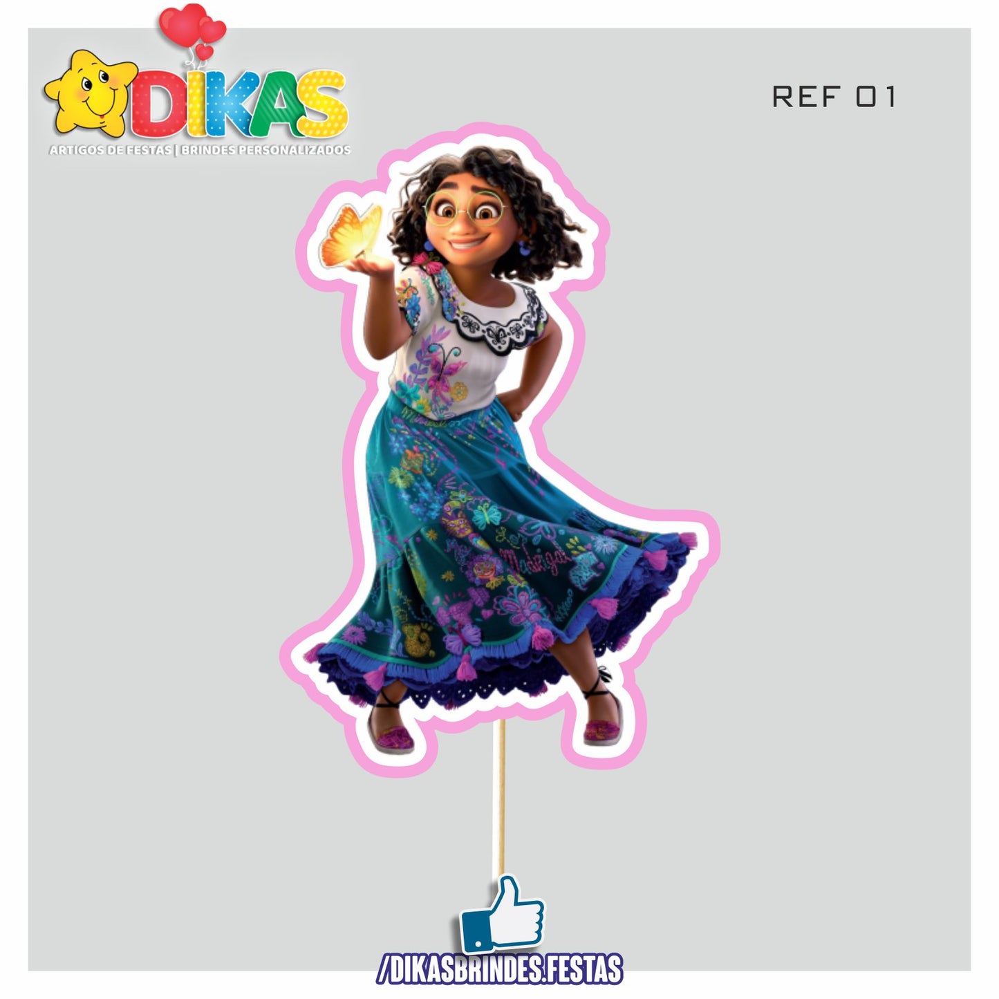 FIGURAS DECORATIVAS PARA BOLO - ENCANTO