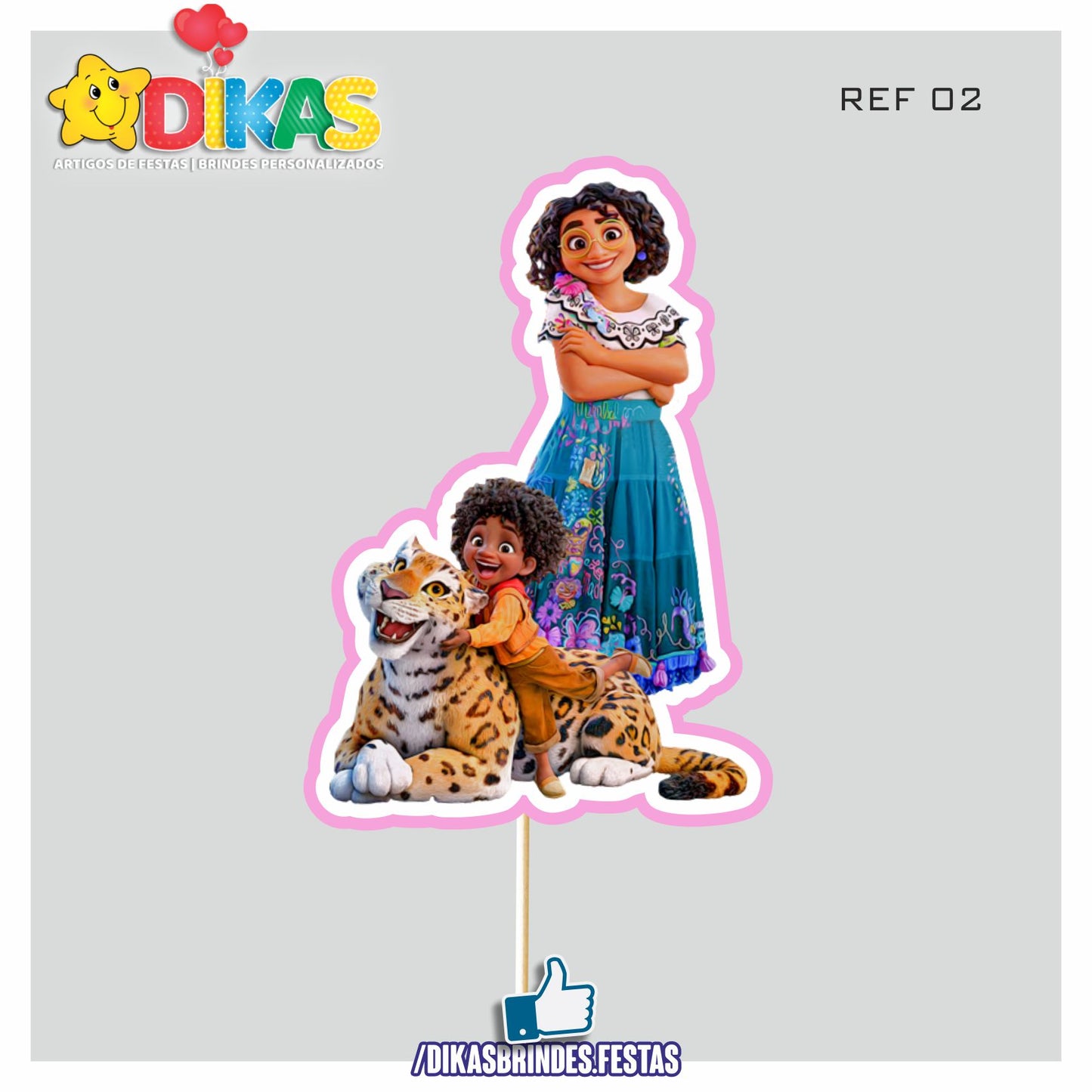 FIGURAS DECORATIVAS PARA BOLO - ENCANTO