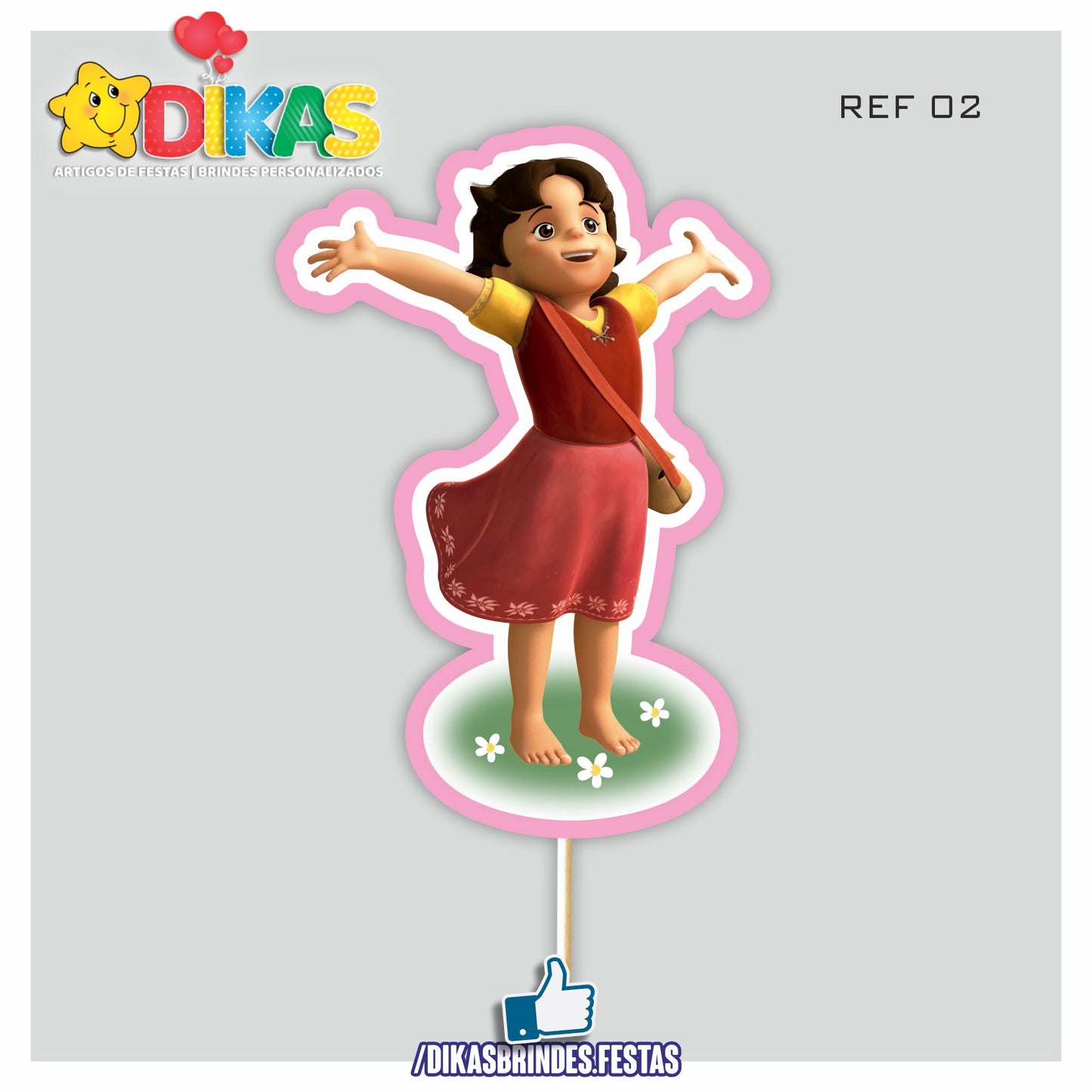 FIGURAS DECORATIVAS PARA BOLO - HEIDI