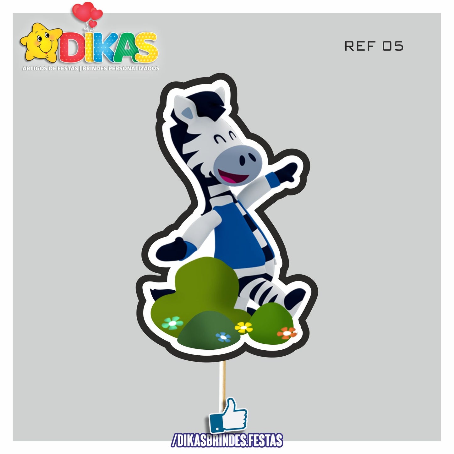 FIGURAS DECORATIVAS PARA BOLO - PANDA E OS AMIGOS
