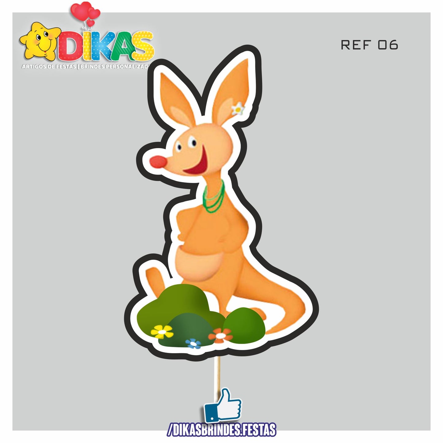 FIGURAS DECORATIVAS PARA BOLO - PANDA E OS AMIGOS