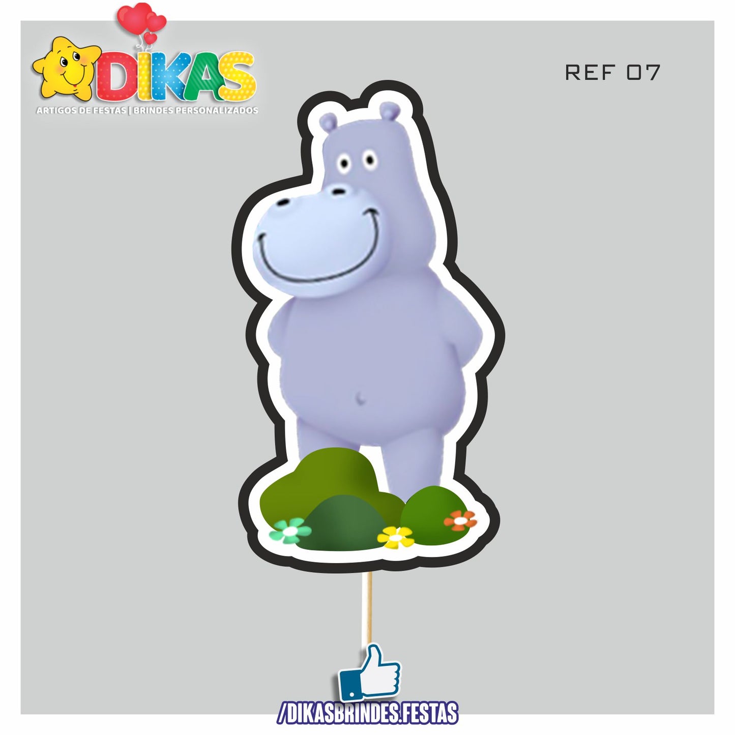 FIGURAS DECORATIVAS PARA BOLO - PANDA E OS AMIGOS
