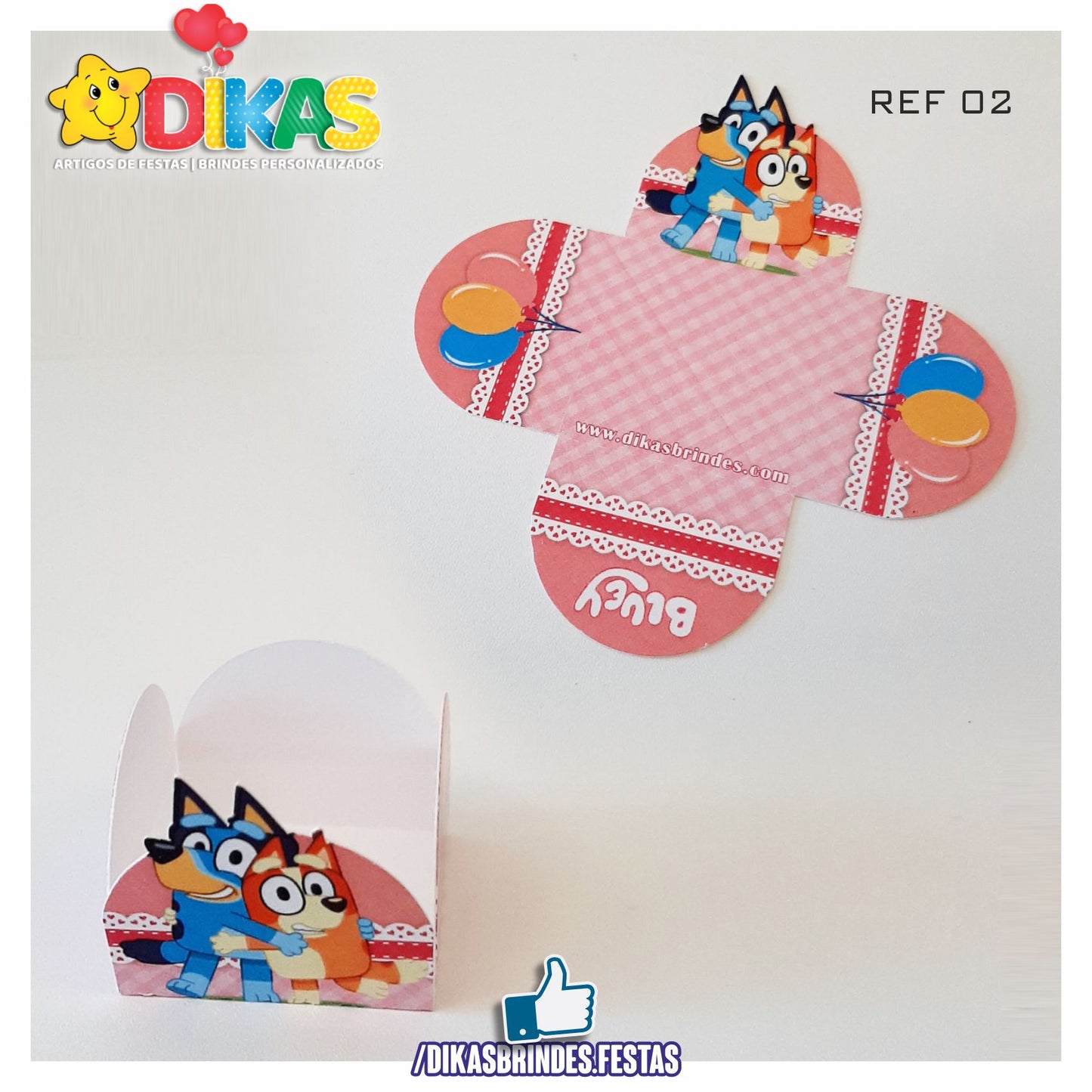 PORTA-FORMINHAS TEMÁTICAS - BLUEY