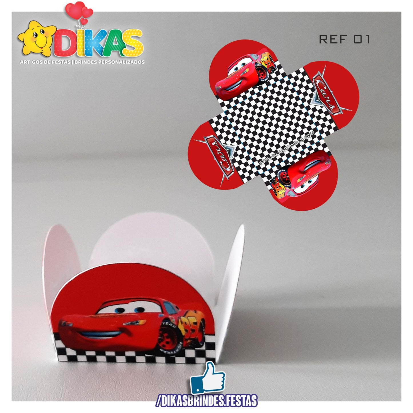 PORTA-FORMINHAS TEMÁTICAS - CARS