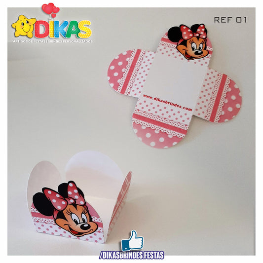 PORTA-FORMINHAS TEMÁTICAS - MINNIE ROSA