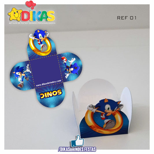 PORTA-FORMINHAS TEMÁTICAS - SONIC