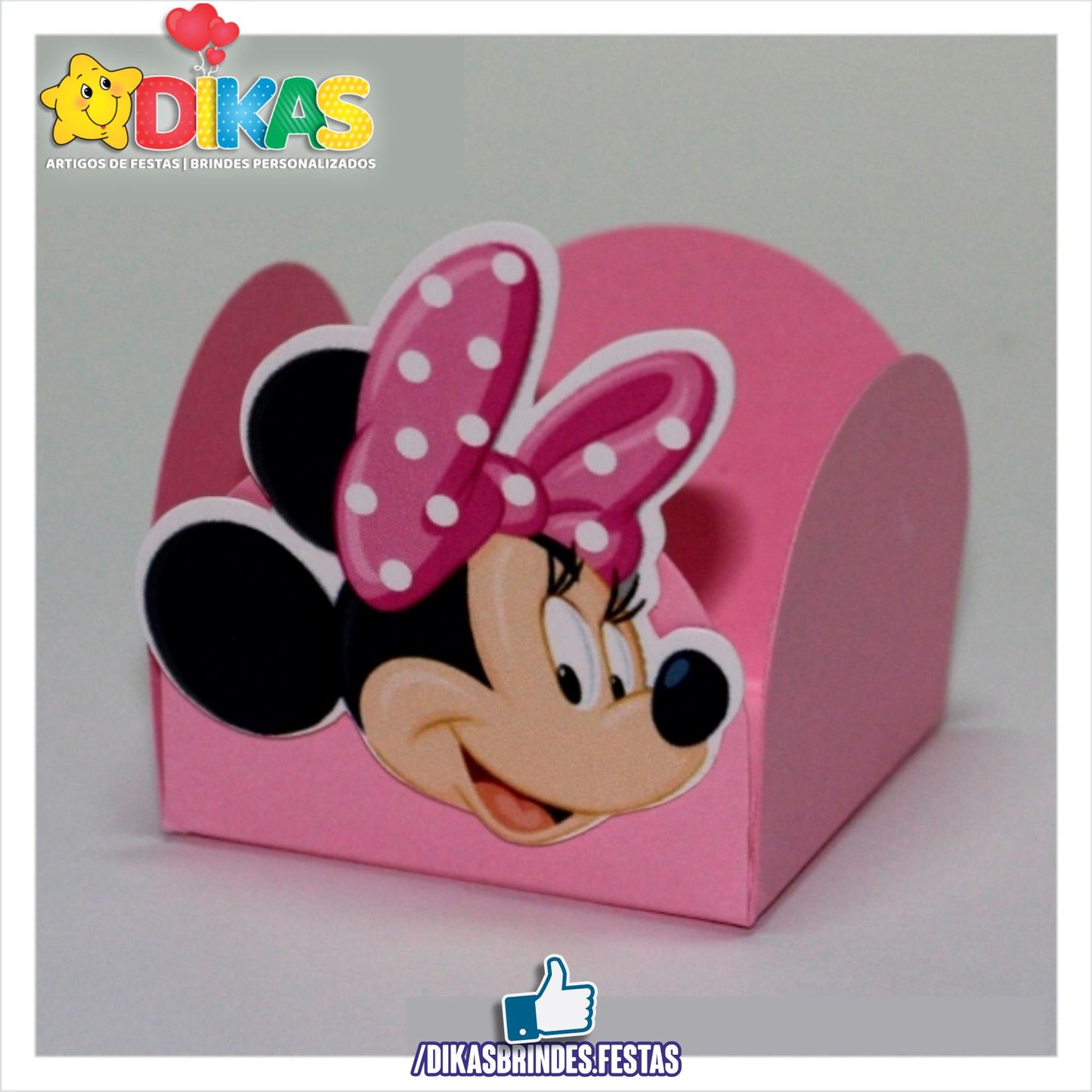 PORTA-FORMINHA C/ APLIQUE - MINNIE ROSA