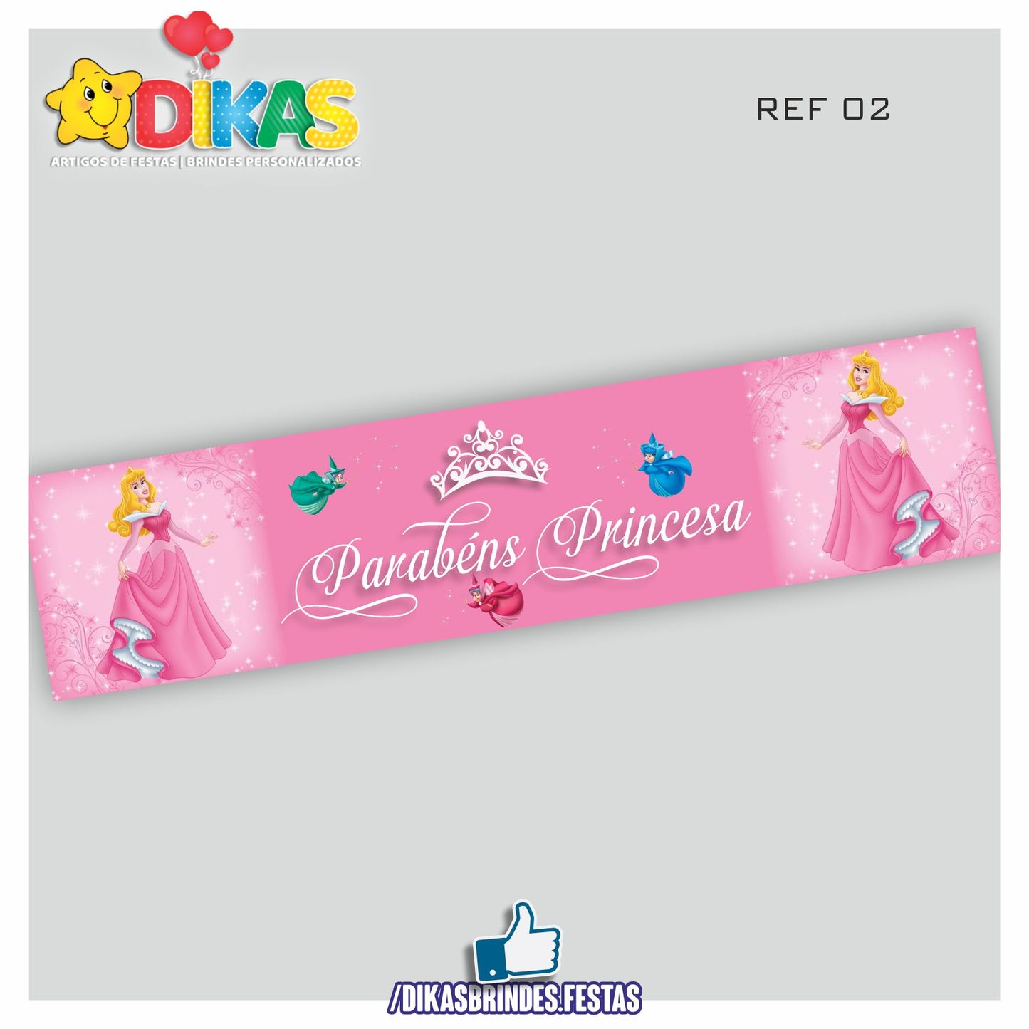 FAIXA TEMÁTICA E/OU PERSONALIZADA - AURORA