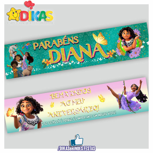 FAIXA TEMÁTICA E/OU PERSONALIZADA - ENCANTO