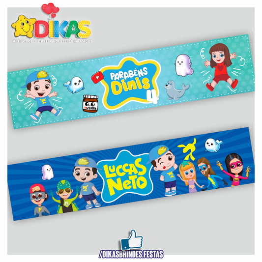 FAIXA TEMÁTICA E/OU PERSONALIZADA - LUCCAS NETO