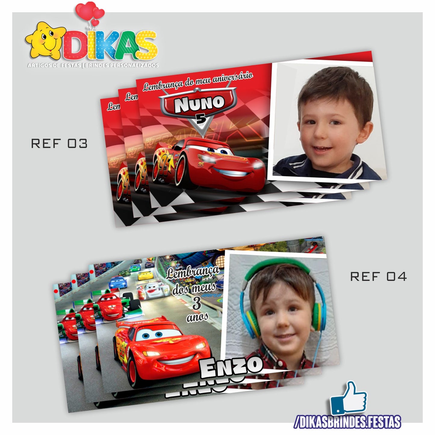 IMAN PERSONALIZADO - CARS