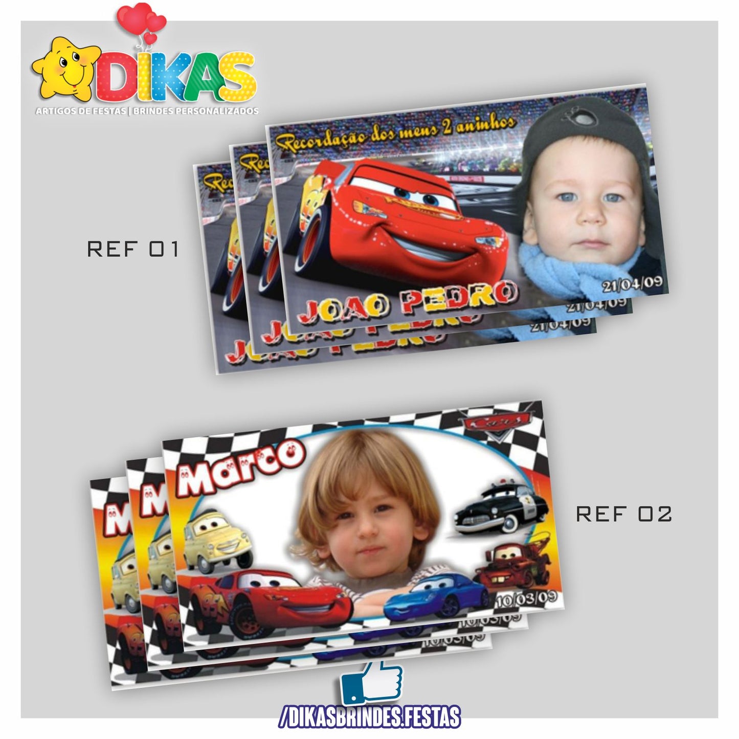 IMAN PERSONALIZADO - CARS