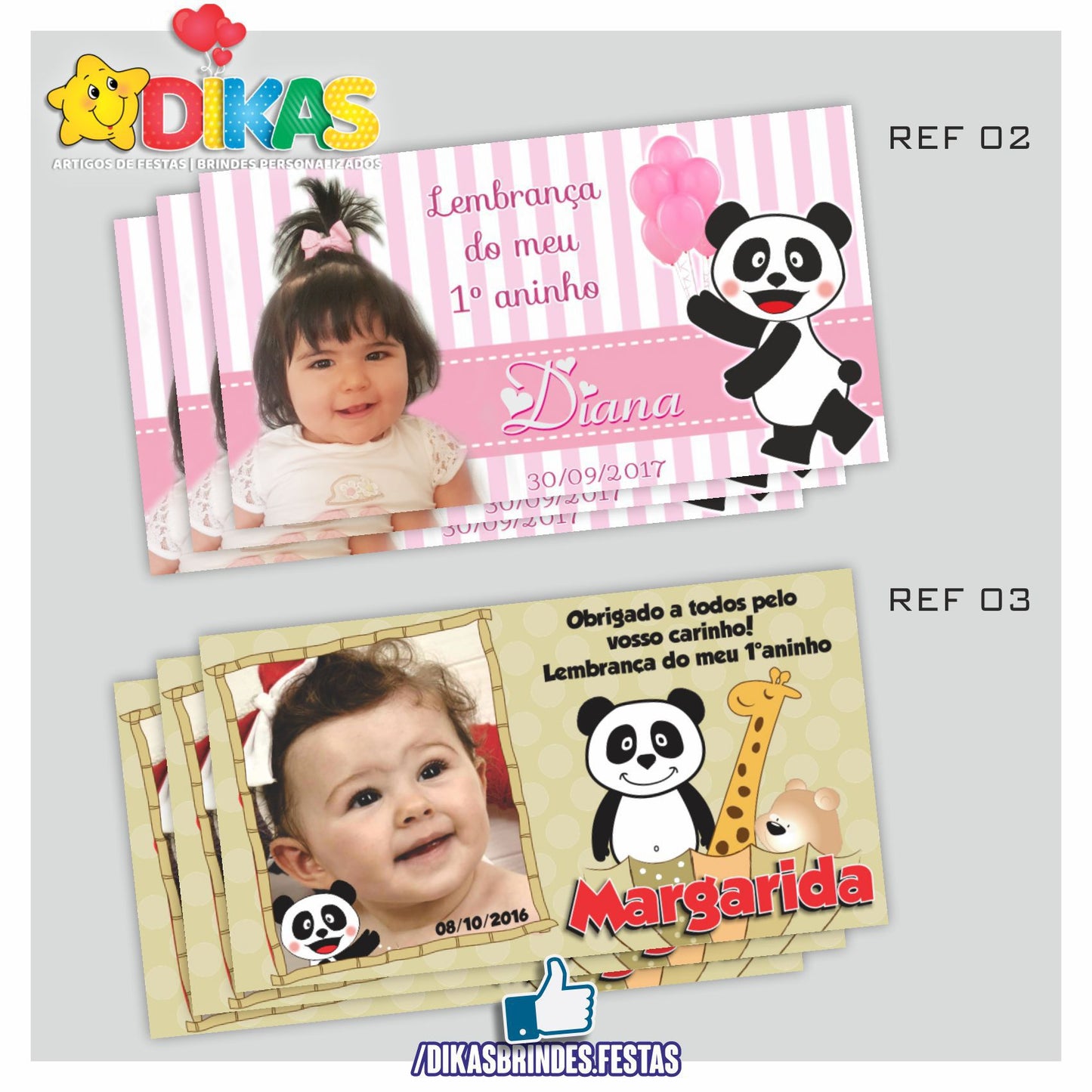 IMAN PERSONALIZADO - PANDA E OS AMIGOS