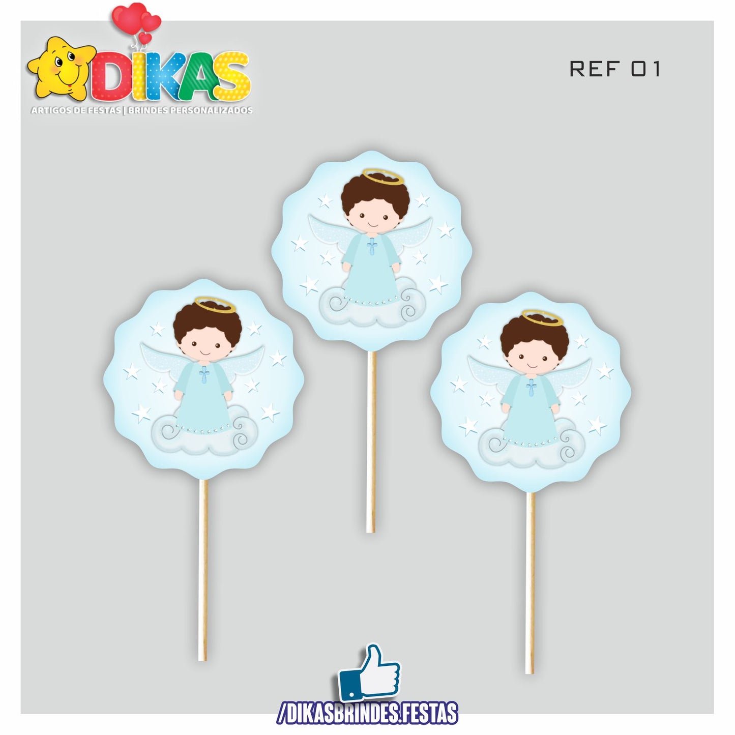 TOPPERS SIMPLES - BATIZADO