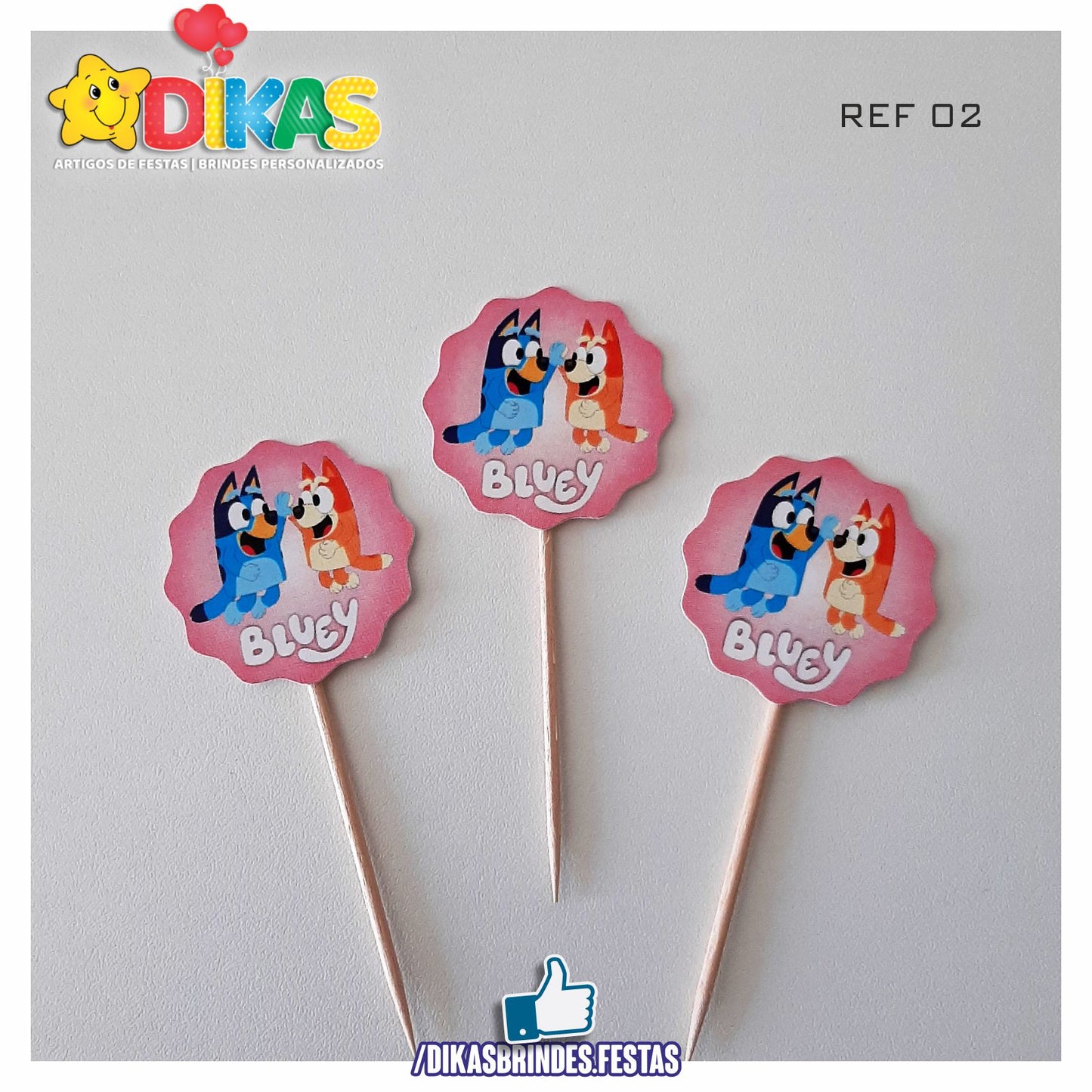 TOPPERS SIMPLES - BLUEY