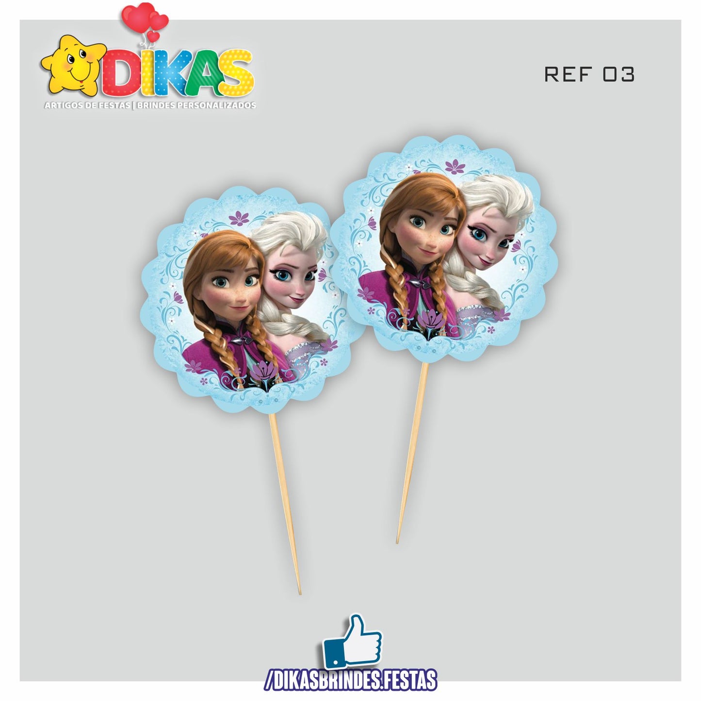 TOPPERS SIMPLES - FROZEN