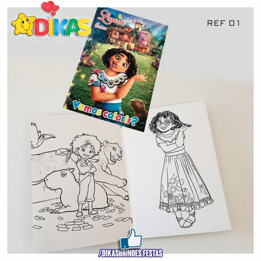 LIVRINHO PARA COLORIR - ENCANTO