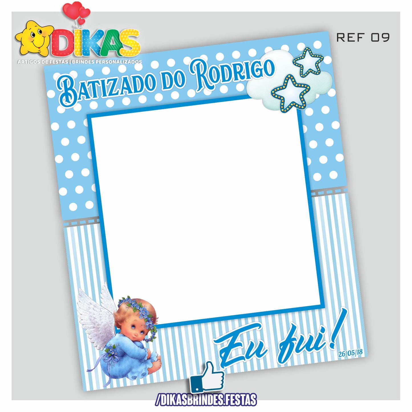 MOLDURA PARA FOTOS - BATIZADO