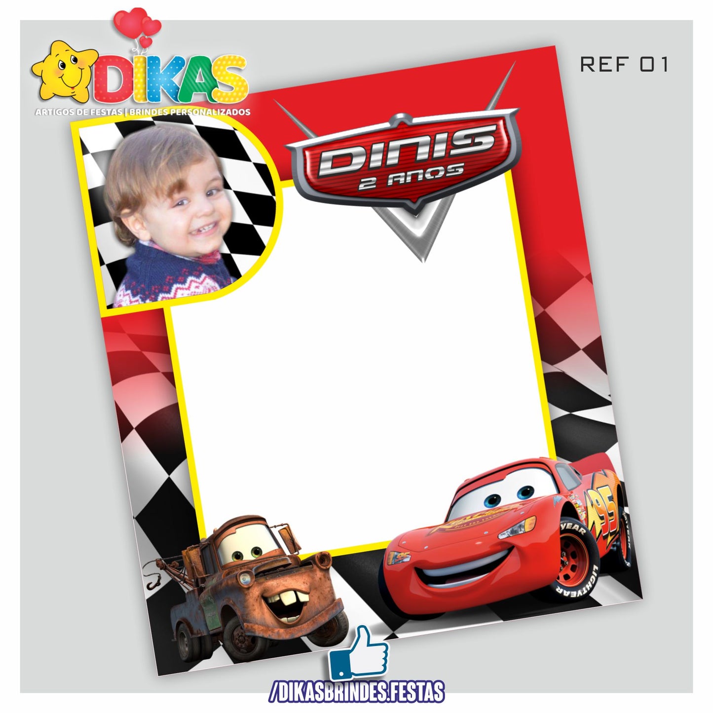 MOLDURA PARA FOTOS - CARS