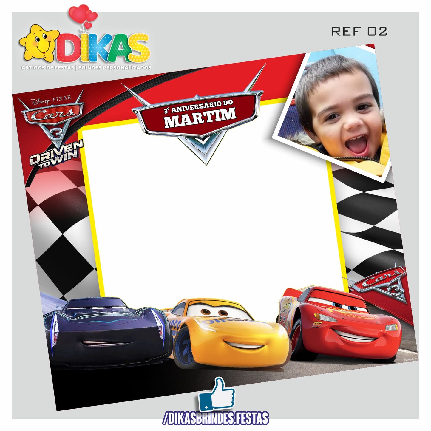 MOLDURA PARA FOTOS - CARS