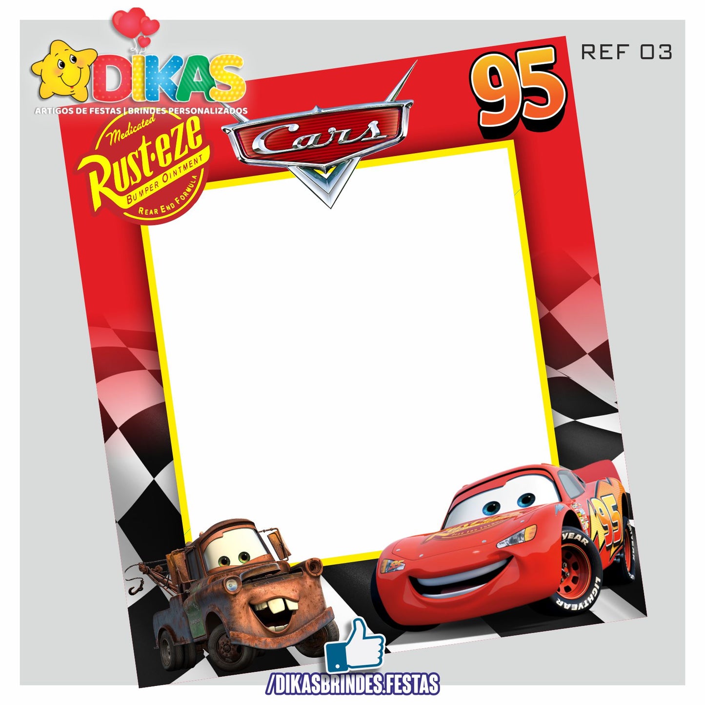 MOLDURA PARA FOTOS - CARS