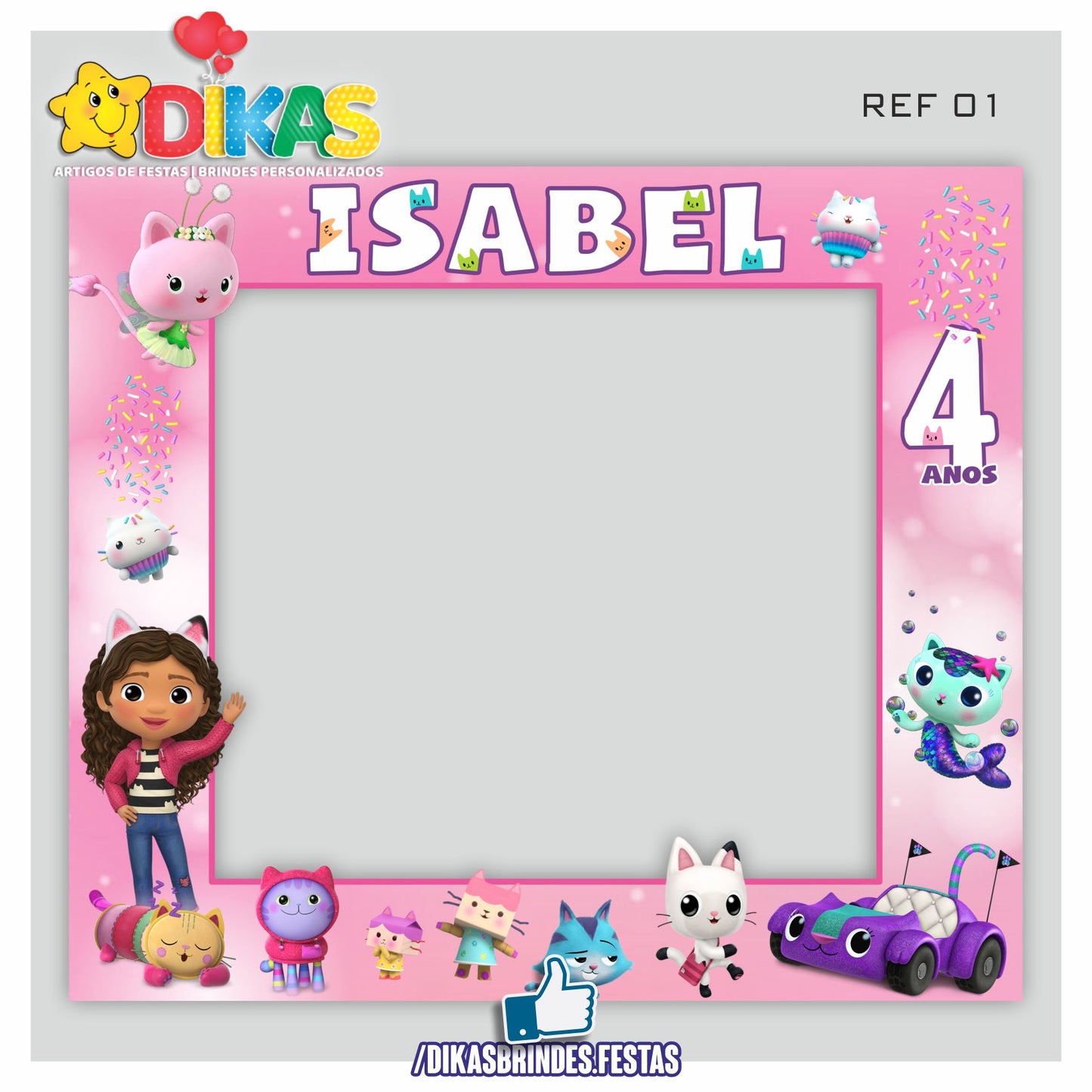 MOLDURA PARA FOTOS - GABBY