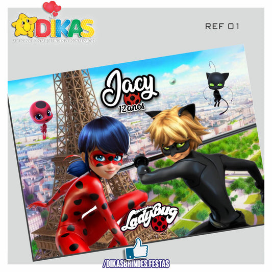 PAINEL TEMÁTICO E/OU PERSONALIZADO - LADYBUG