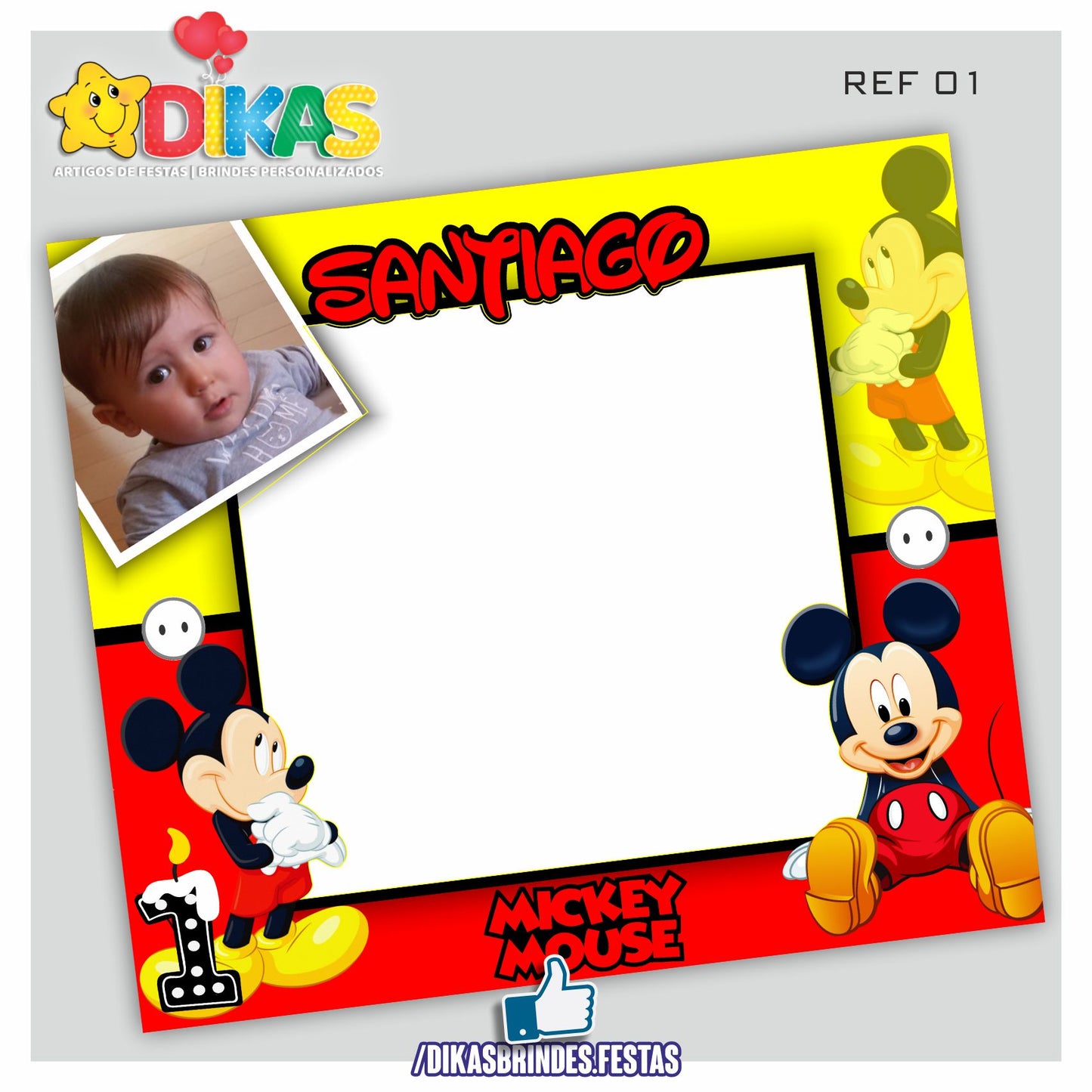 MOLDURA PARA FOTOS - MICKEY