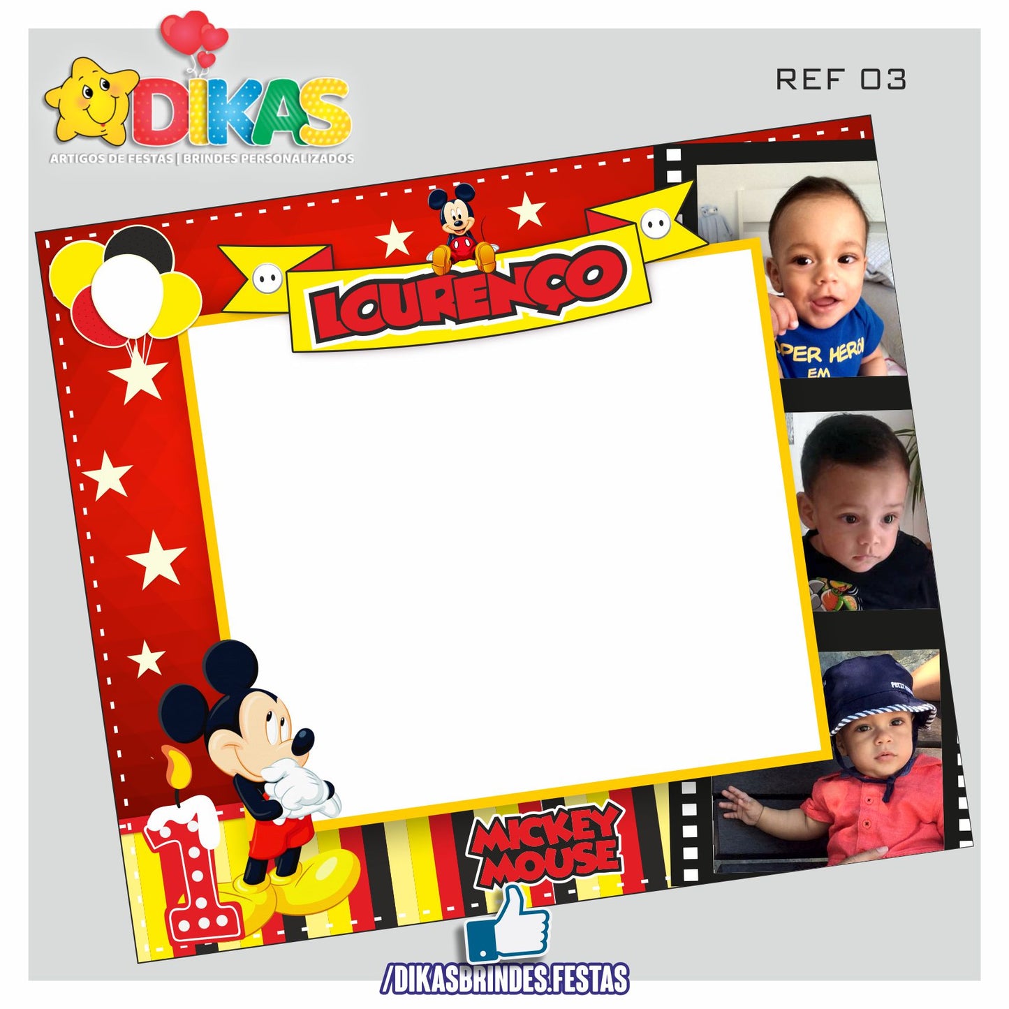 MOLDURA PARA FOTOS - MICKEY