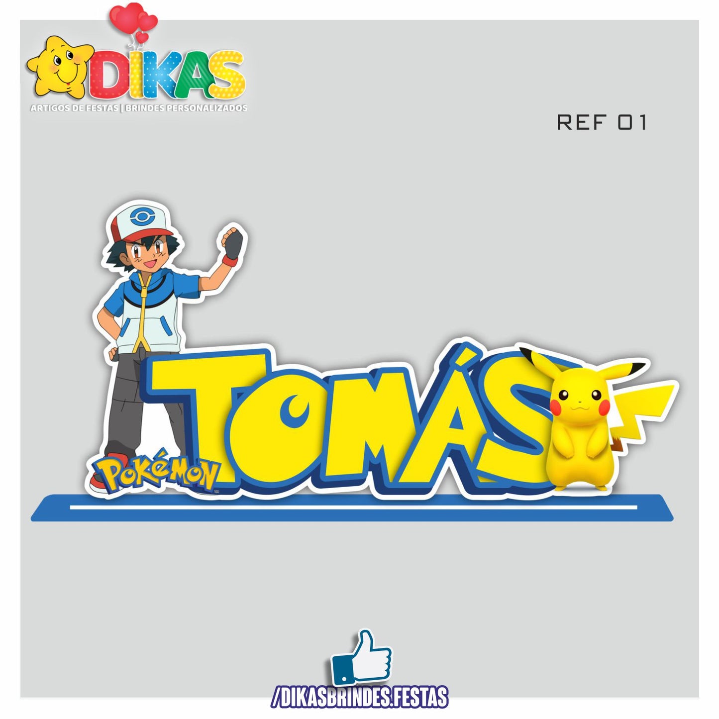 NOME DECORATIVO - POKÉMON