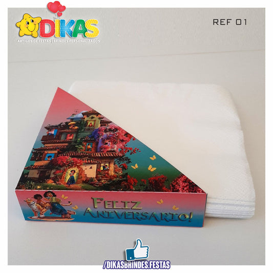 PORTA-GUARDANAPO EM PAPEL - ENCANTO