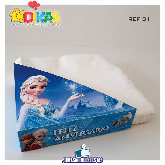 PORTA-GUARDANAPO EM PAPEL - FROZEN