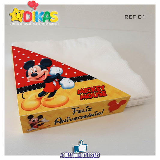 PORTA-GUARDANAPO EM PAPEL - MICKEY