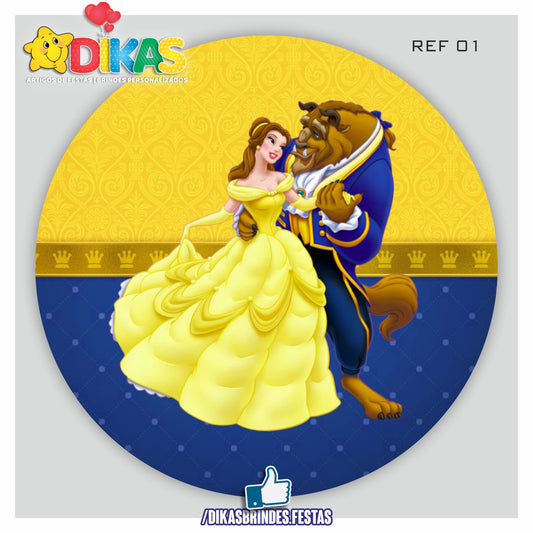 PAINEL CENÁRIO REDONDO - A BELA E A FERA