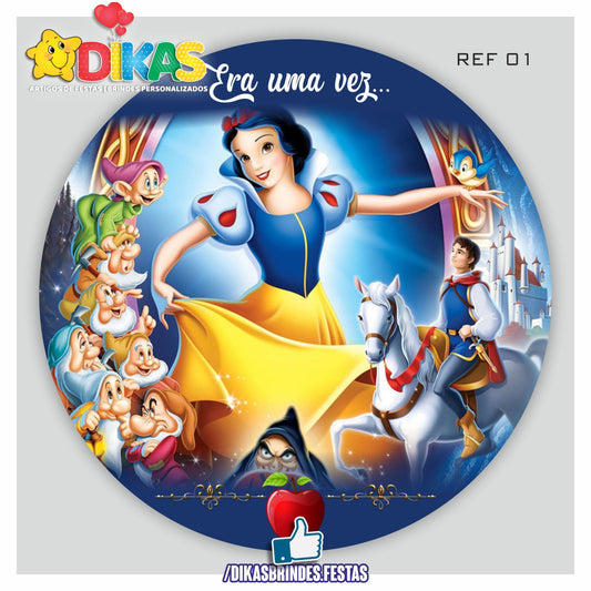 PAINEL CENÁRIO REDONDO - BRANCA DE NEVE