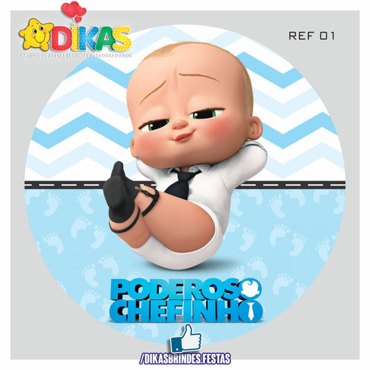 PAINEL CENÁRIO REDONDO - BOSS BABY