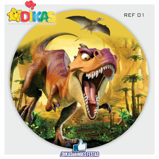 PAINEL CENÁRIO REDONDO - DINOSSAUROS