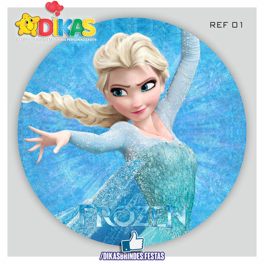 PAINEL CENÁRIO REDONDO - FROZEN